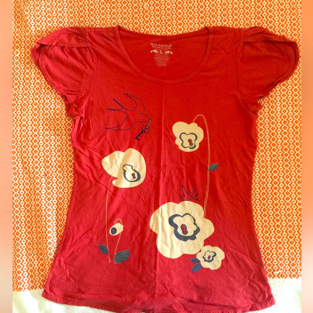 Red Graphic T-shirt